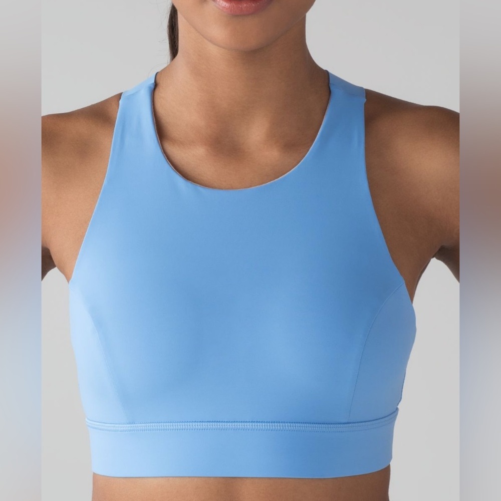 Lululemon Blue Fast and Free Bra Size 6